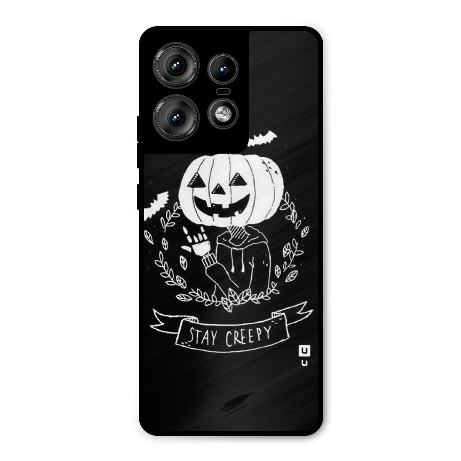 Stay Creepy Metal Back Case for Motorola Edge 50 Pro