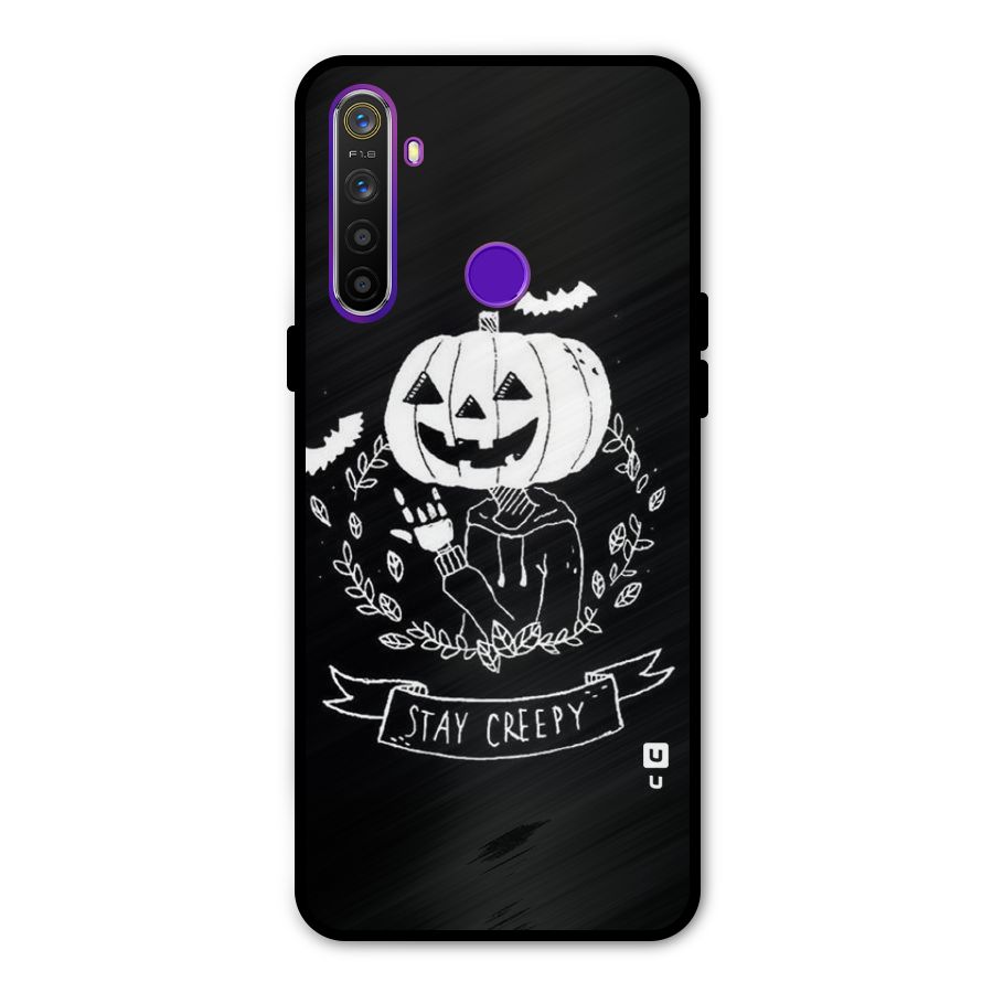 Stay Creepy Metal Back Case for Realme Narzo 10