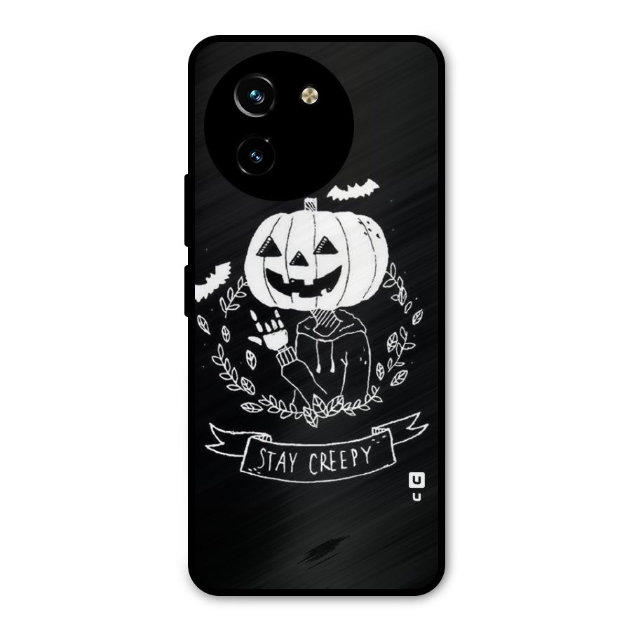 Stay Creepy Metal Back Case for Vivo T3x