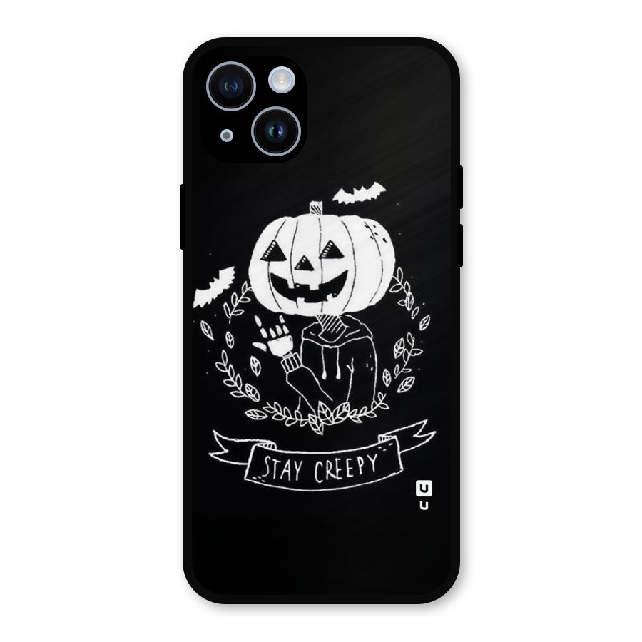 Stay Creepy Metal Back Case for iPhone 14