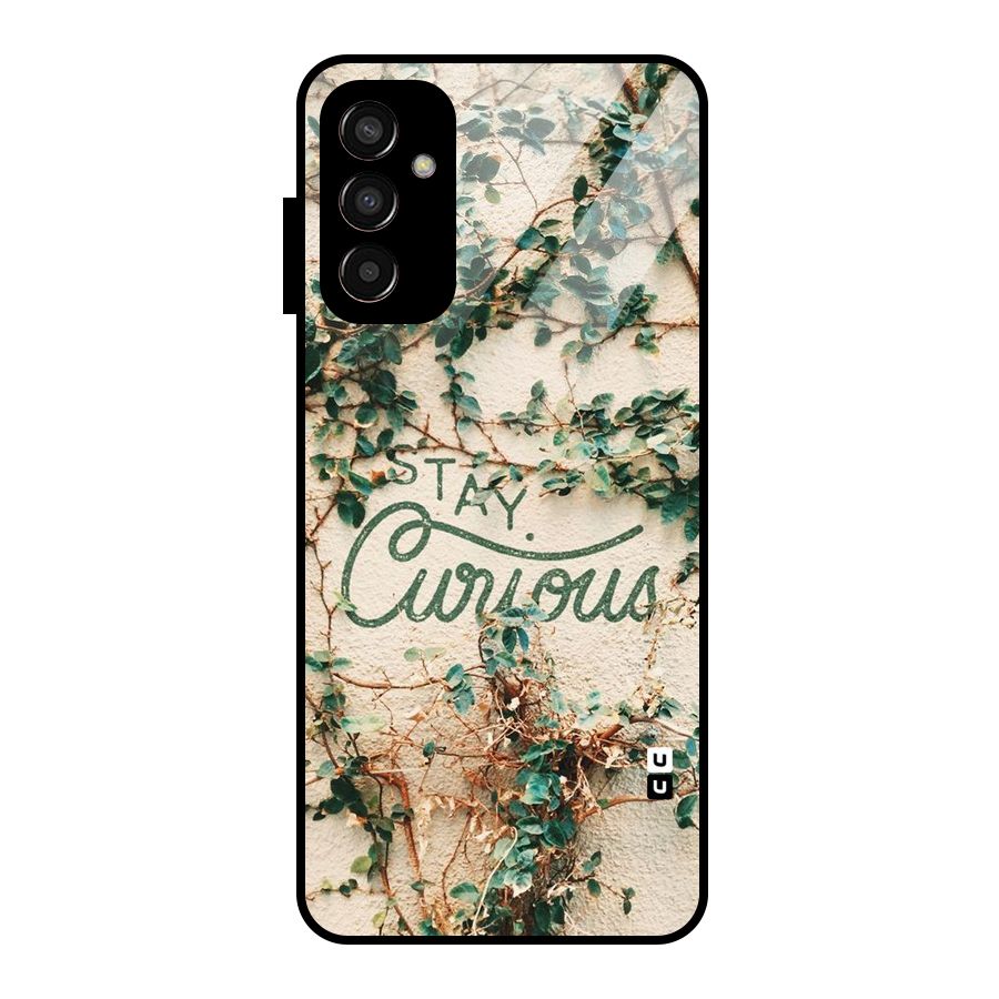 Stay Curious Glass Back Case for Galaxy F13