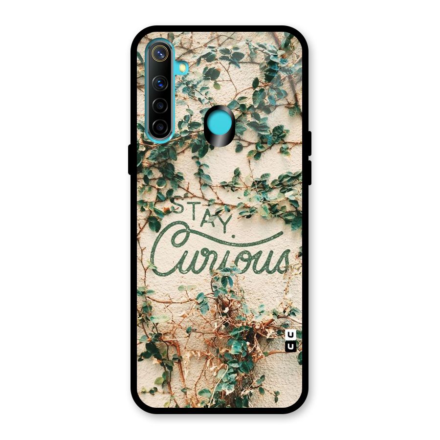 Stay Curious Glass Back Case for Realme 5i
