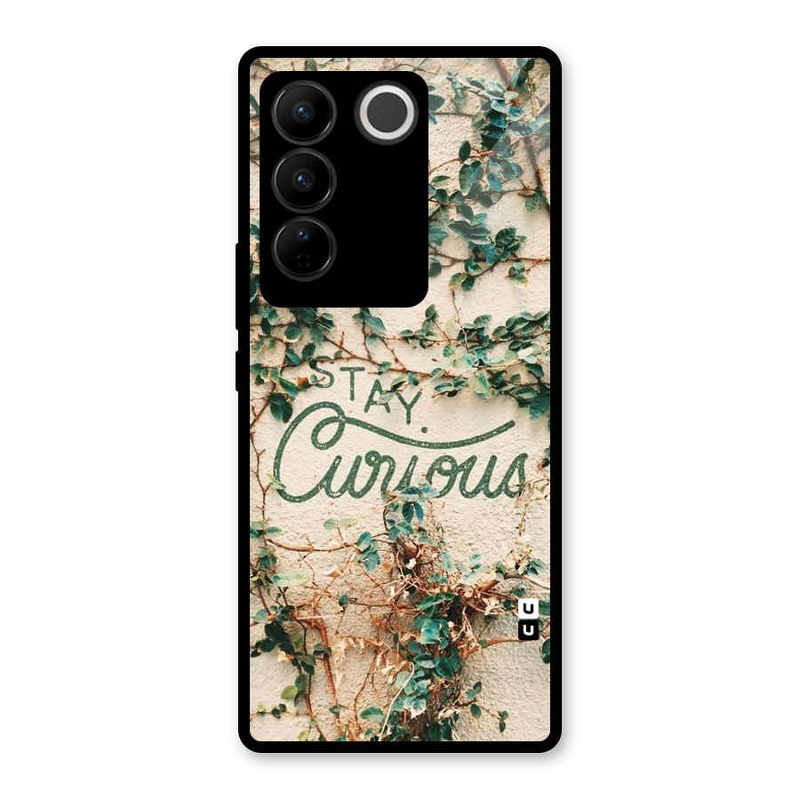 Stay Curious Glass Back Case for Vivo V27