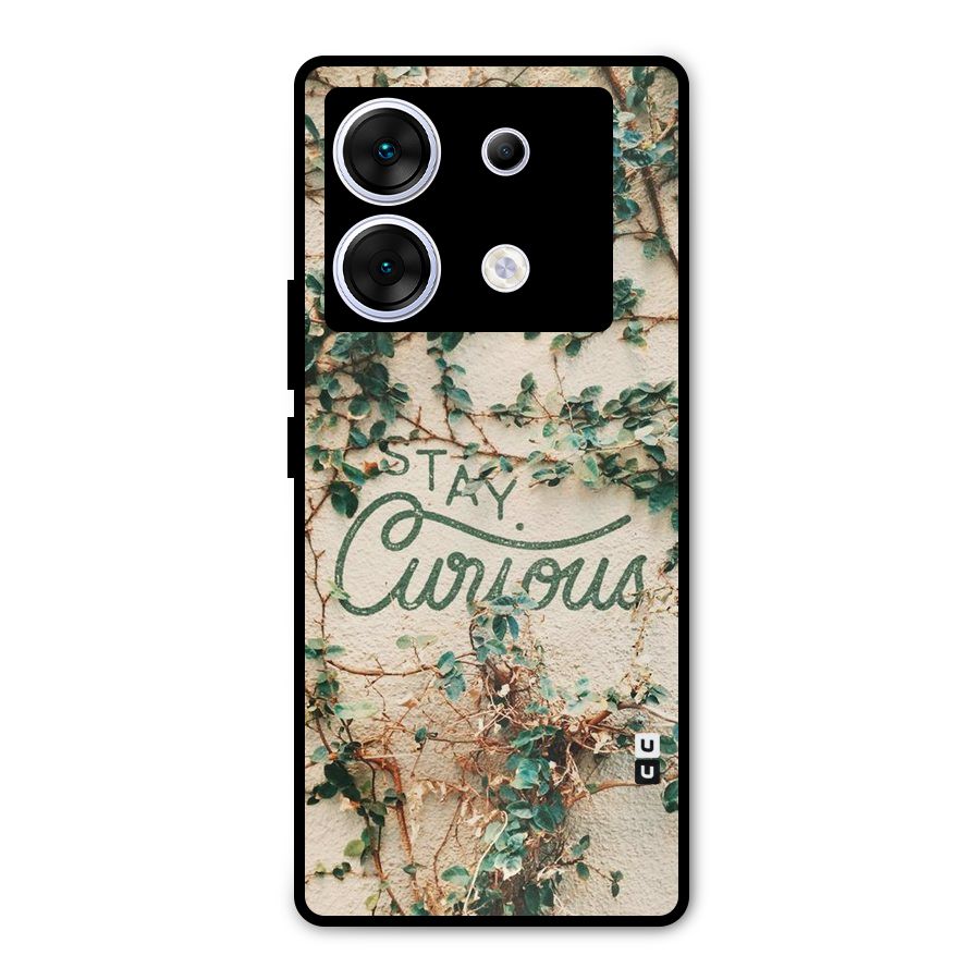 Stay Curious Metal Back Case for Infinix Zero 30 5G