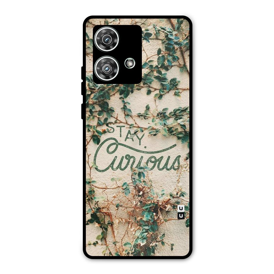 Stay Curious Metal Back Case for Motorola Edge 40 Neo