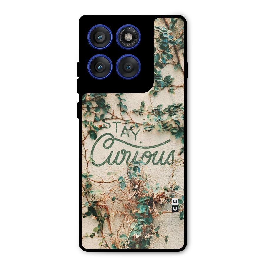 Stay Curious Metal Back Case for Motorola Edge 60 Pro