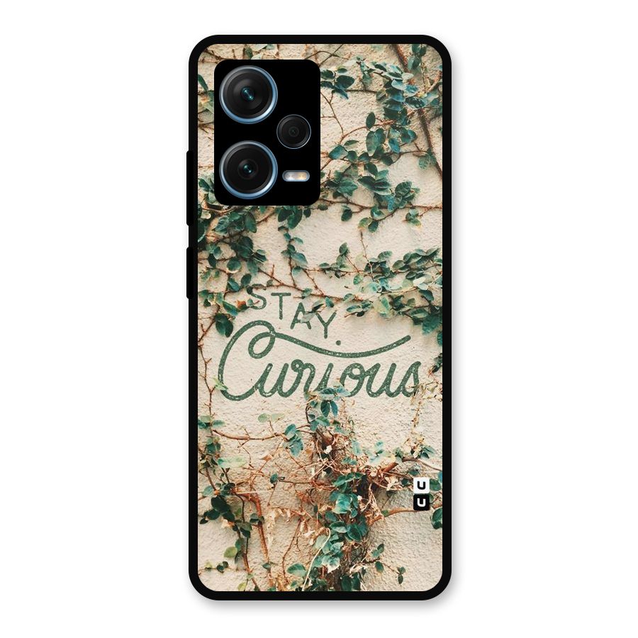 Stay Curious Metal Back Case for Redmi Note 12 Pro Plus 5G