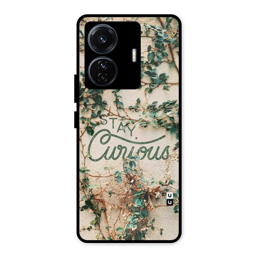 Stay Curious Metal Back Case for Vivo T1 Pro