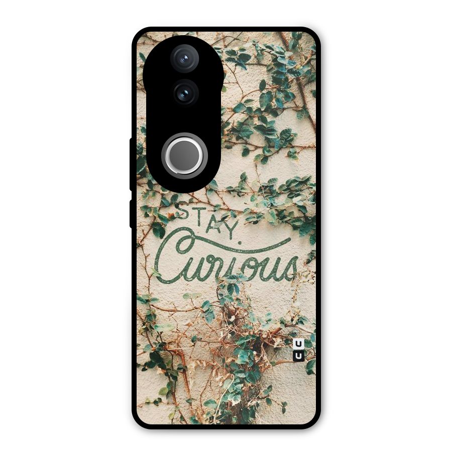 Stay Curious Metal Back Case for Vivo V50e