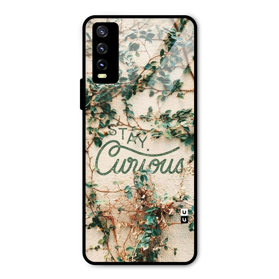 Stay Curious Metal Back Case for Vivo Y20g