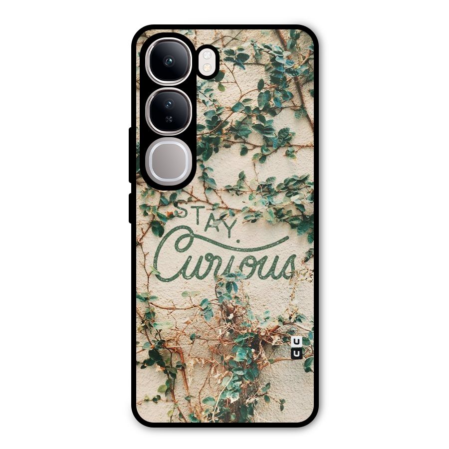 Stay Curious Metal Back Case for Vivo Y300