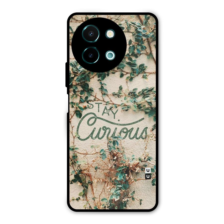 Stay Curious Metal Back Case for Vivo Y58