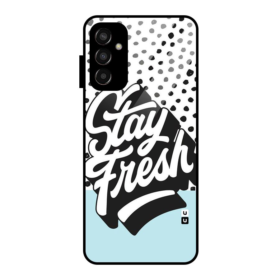Stay Fresh Glass Back Case for Galaxy F13