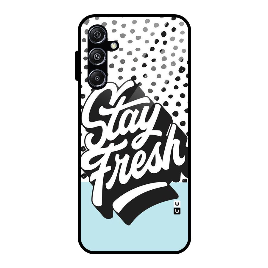 Stay Fresh Glass Back Case for Galaxy M34 5G