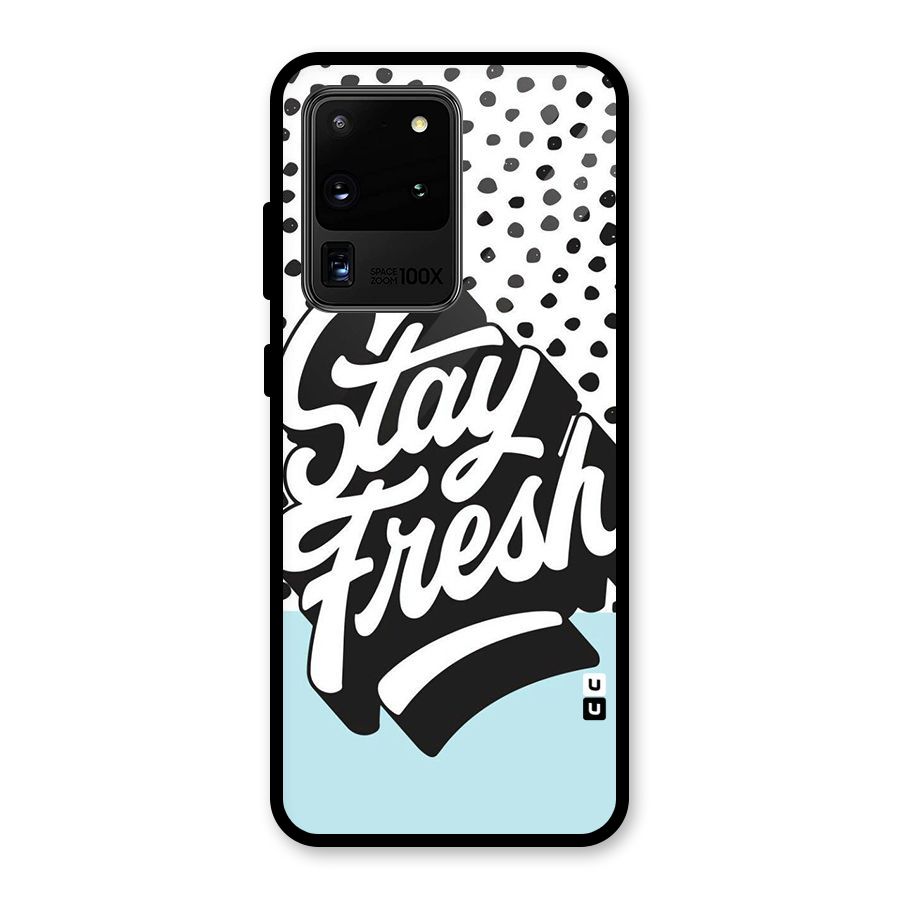 Stay Fresh Glass Back Case for Galaxy S20 Ultra