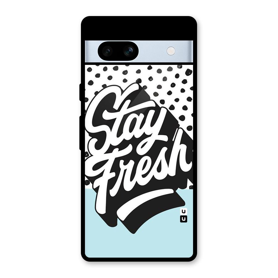 Stay Fresh Glass Back Case for Google Pixel 7a