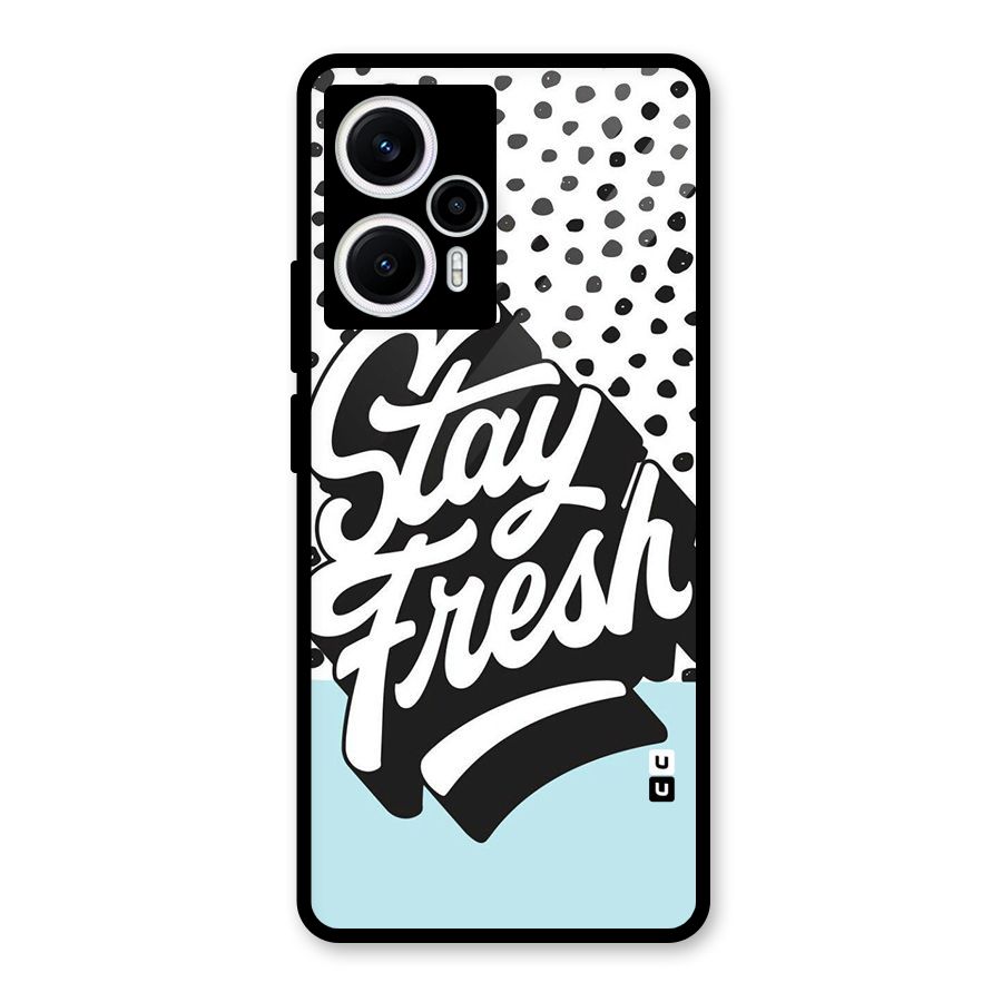 Stay Fresh Glass Back Case for Poco F5