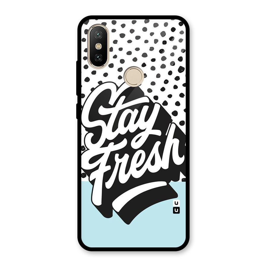 Stay Fresh Glass Back Case for Redmi A2
