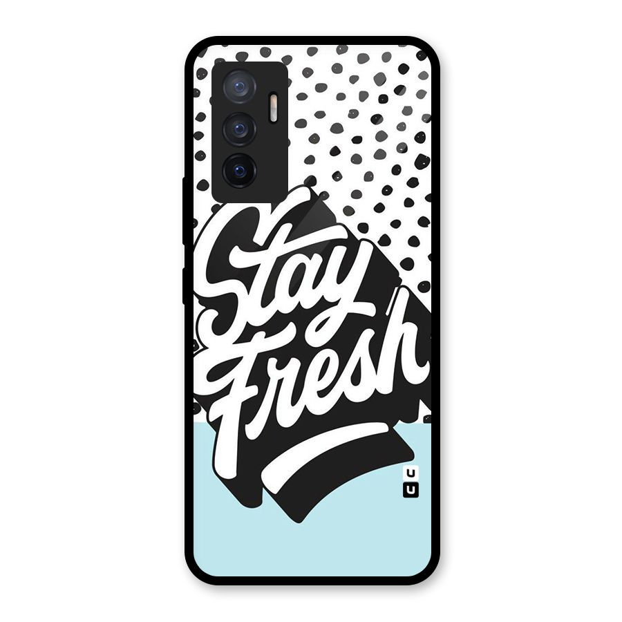 Stay Fresh Glass Back Case for Vivo V23e