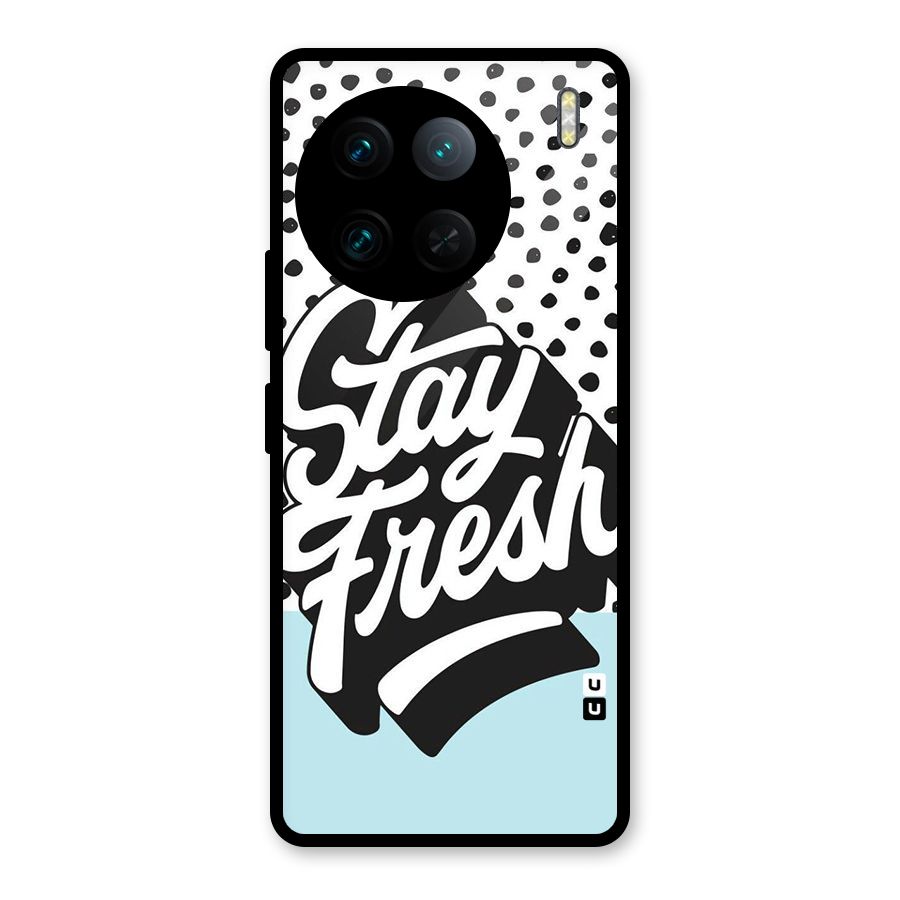 Stay Fresh Glass Back Case for Vivo X90 Pro