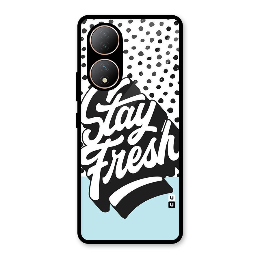 Stay Fresh Glass Back Case for Vivo Y100A