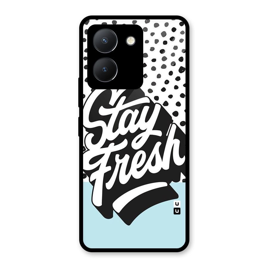 Stay Fresh Glass Back Case for Vivo Y36