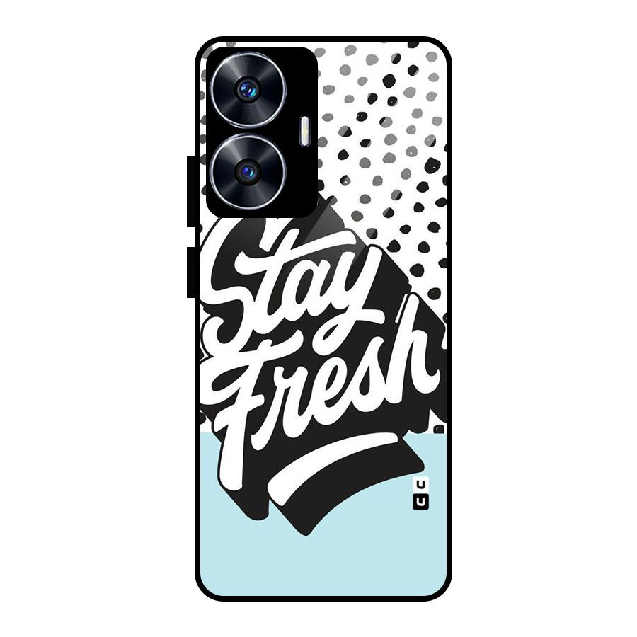 Stay Fresh Glass Back Case for realme C55