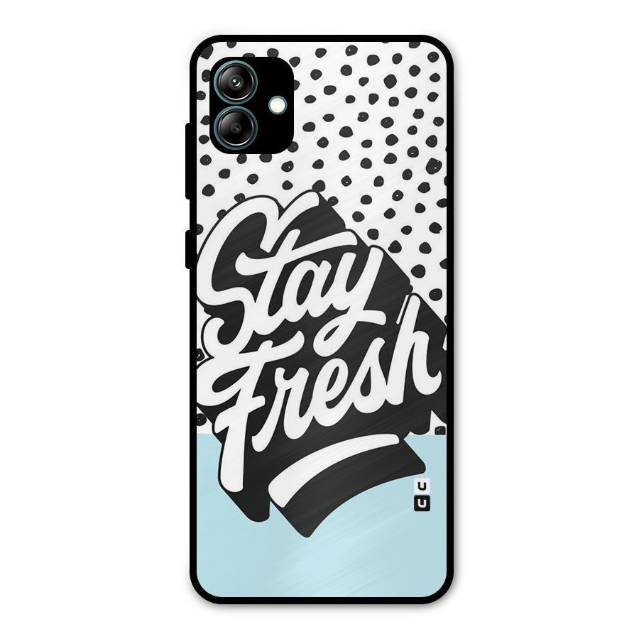 Stay Fresh Metal Back Case for Galaxy A04