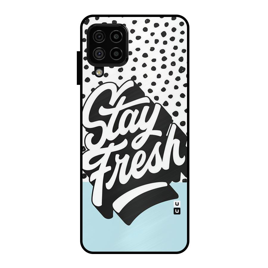Stay Fresh Metal Back Case for Galaxy A22 4G