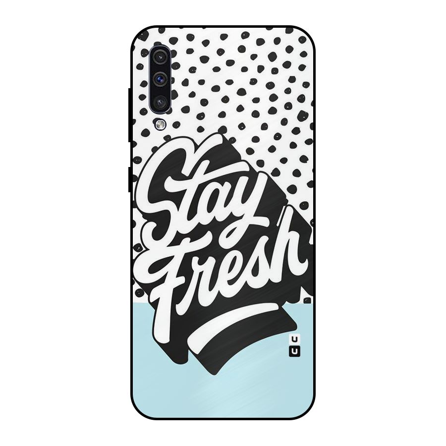 Stay Fresh Metal Back Case for Galaxy A30s