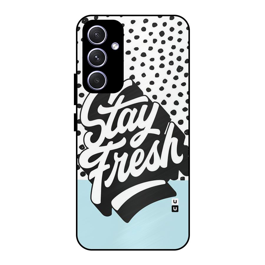 Stay Fresh Metal Back Case for Galaxy A54