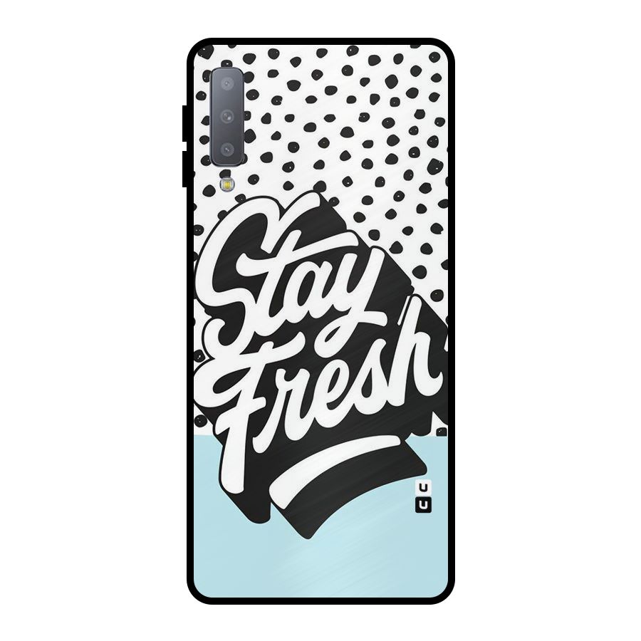 Stay Fresh Metal Back Case for Galaxy A7 (2018)