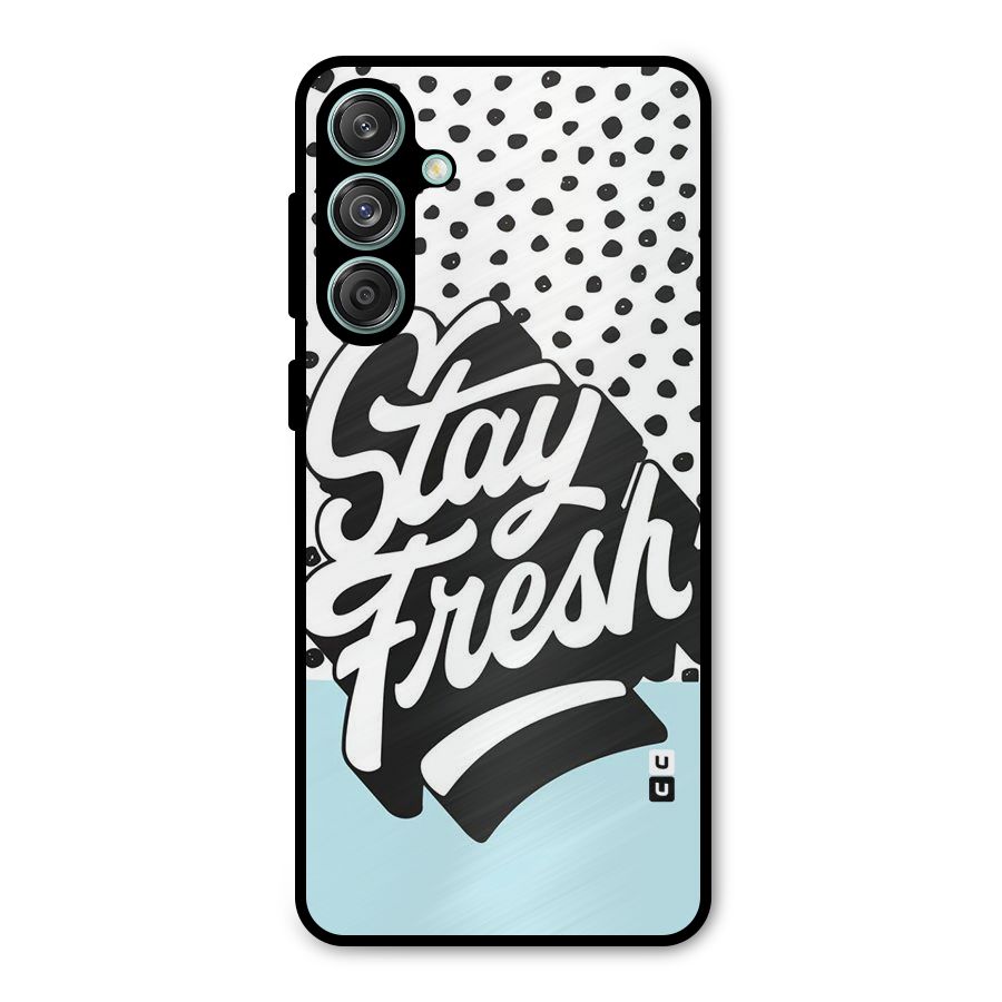 Stay Fresh Metal Back Case for Galaxy M55 5G