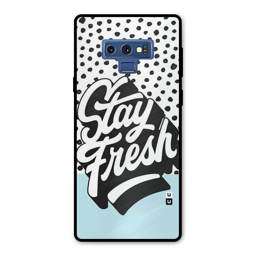Stay Fresh Metal Back Case for Galaxy Note 9
