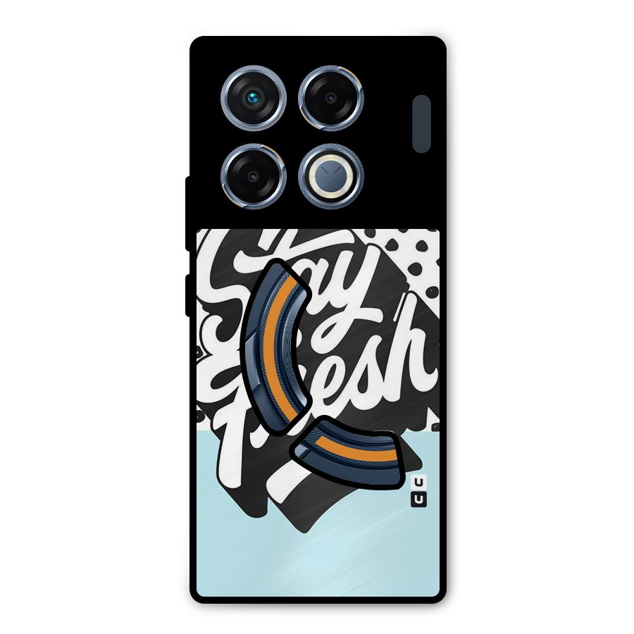 Stay Fresh Metal Back Case for Infinix GT 20 Pro
