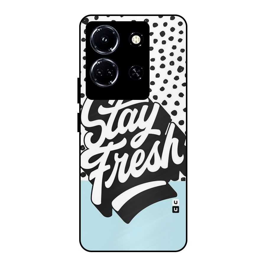 Stay Fresh Metal Back Case for Infinix Note 30 5G