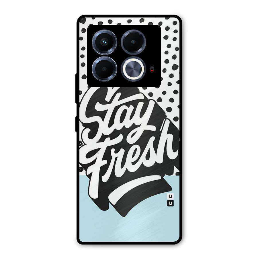 Stay Fresh Metal Back Case for Infinix Note 40 5G