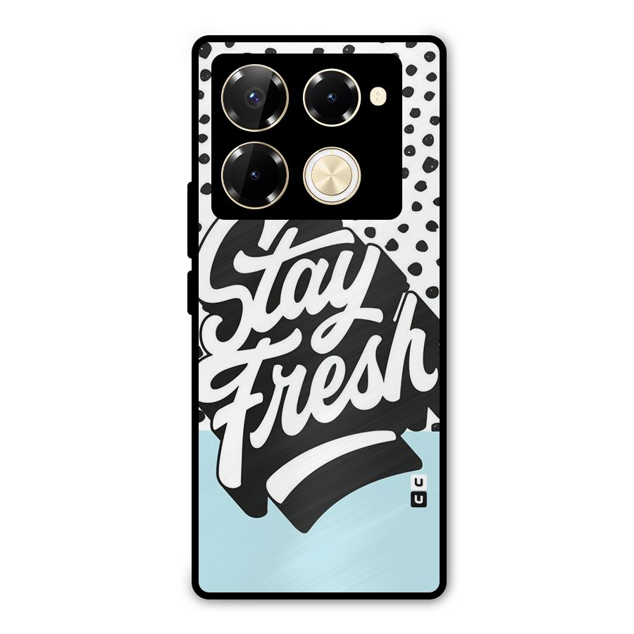 Stay Fresh Metal Back Case for Infinix Note 40 Pro
