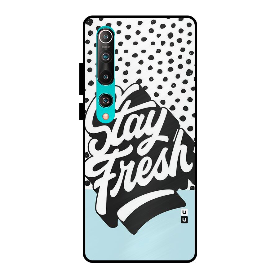 Stay Fresh Metal Back Case for Mi 10