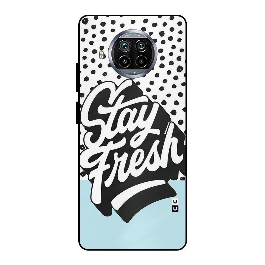 Stay Fresh Metal Back Case for Mi 10i