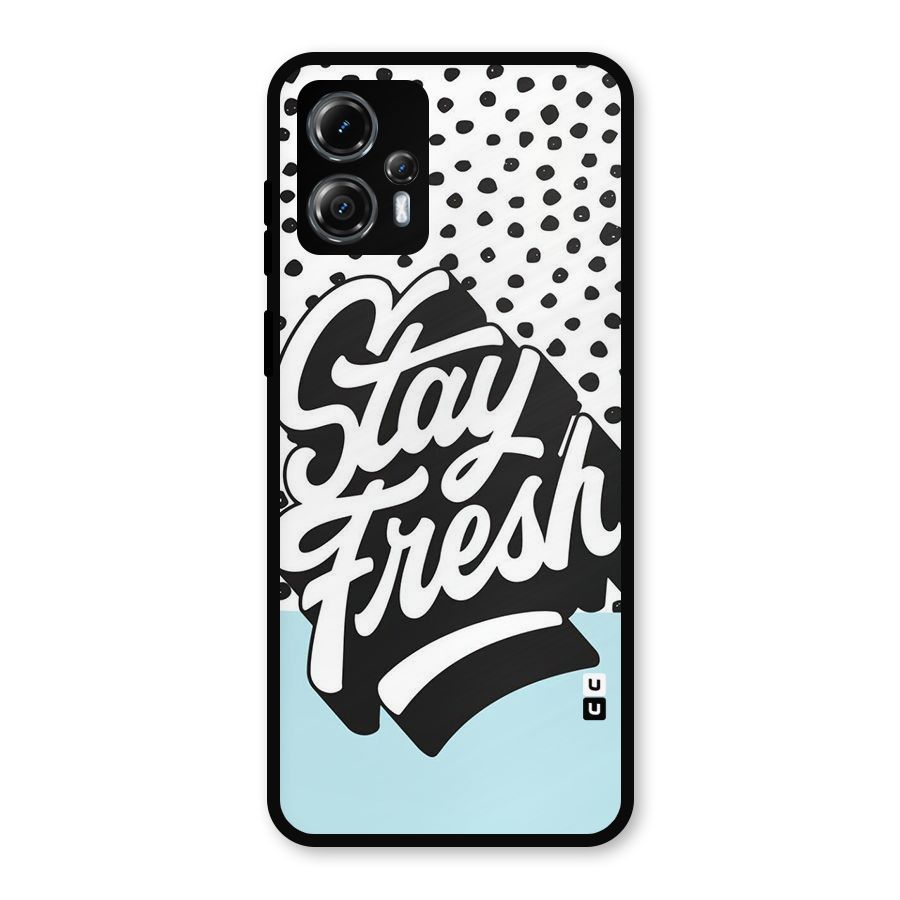 Stay Fresh Metal Back Case for Moto G13