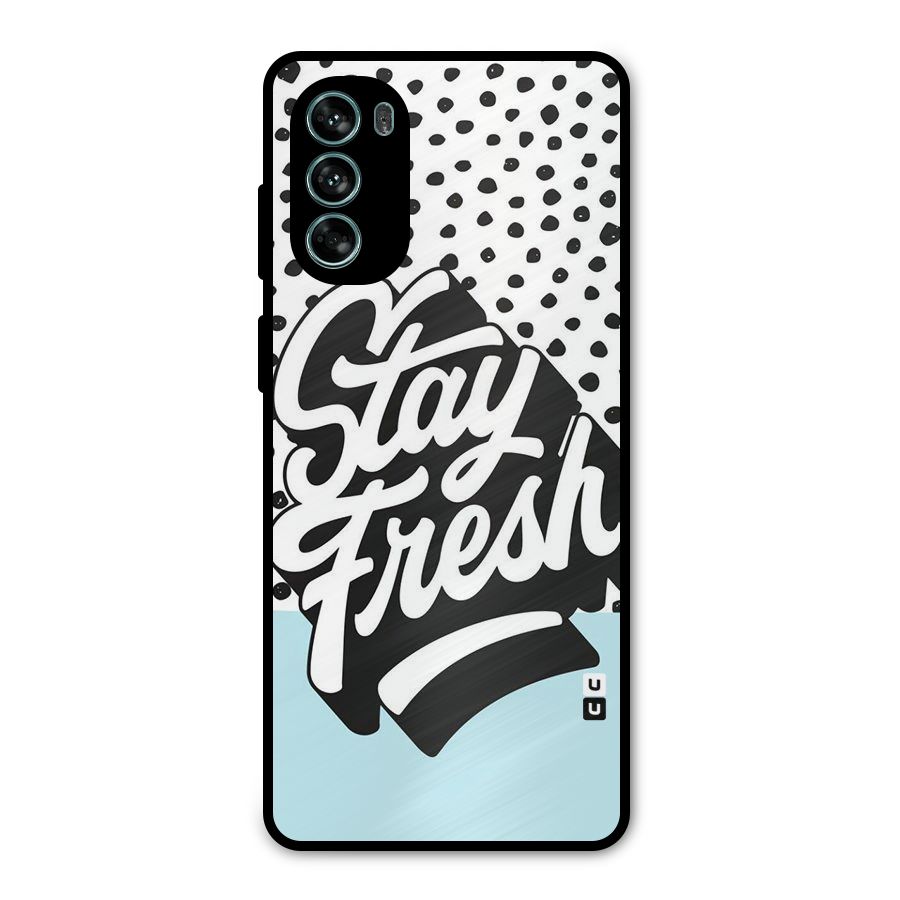 Stay Fresh Metal Back Case for Moto G62