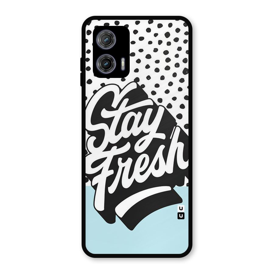 Stay Fresh Metal Back Case for Moto G73