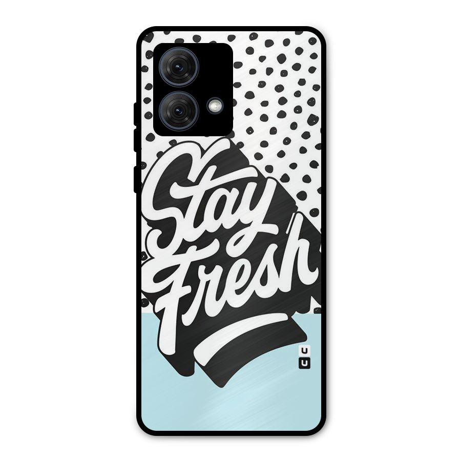 Stay Fresh Metal Back Case for Moto G84