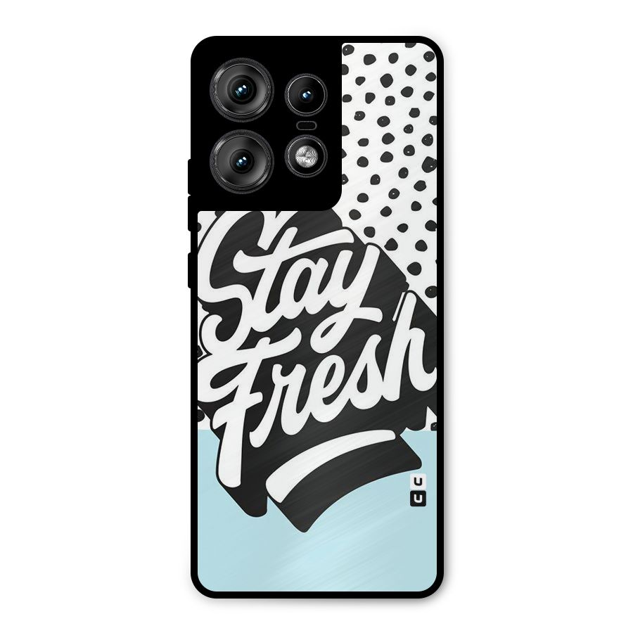 Stay Fresh Metal Back Case for Motorola Edge 50 Pro