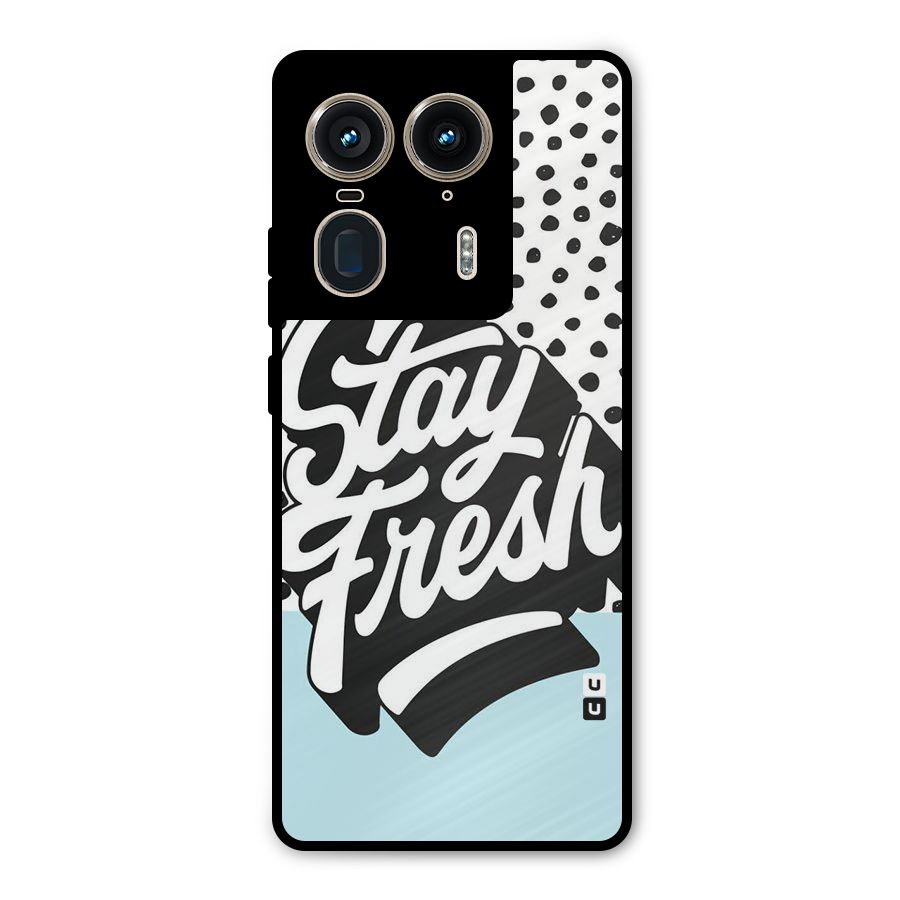 Stay Fresh Metal Back Case for Motorola Edge 50 Ultra