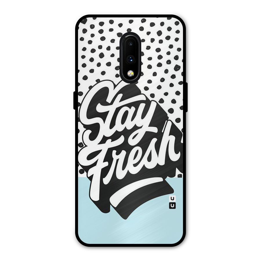 Stay Fresh Metal Back Case for OnePlus 7