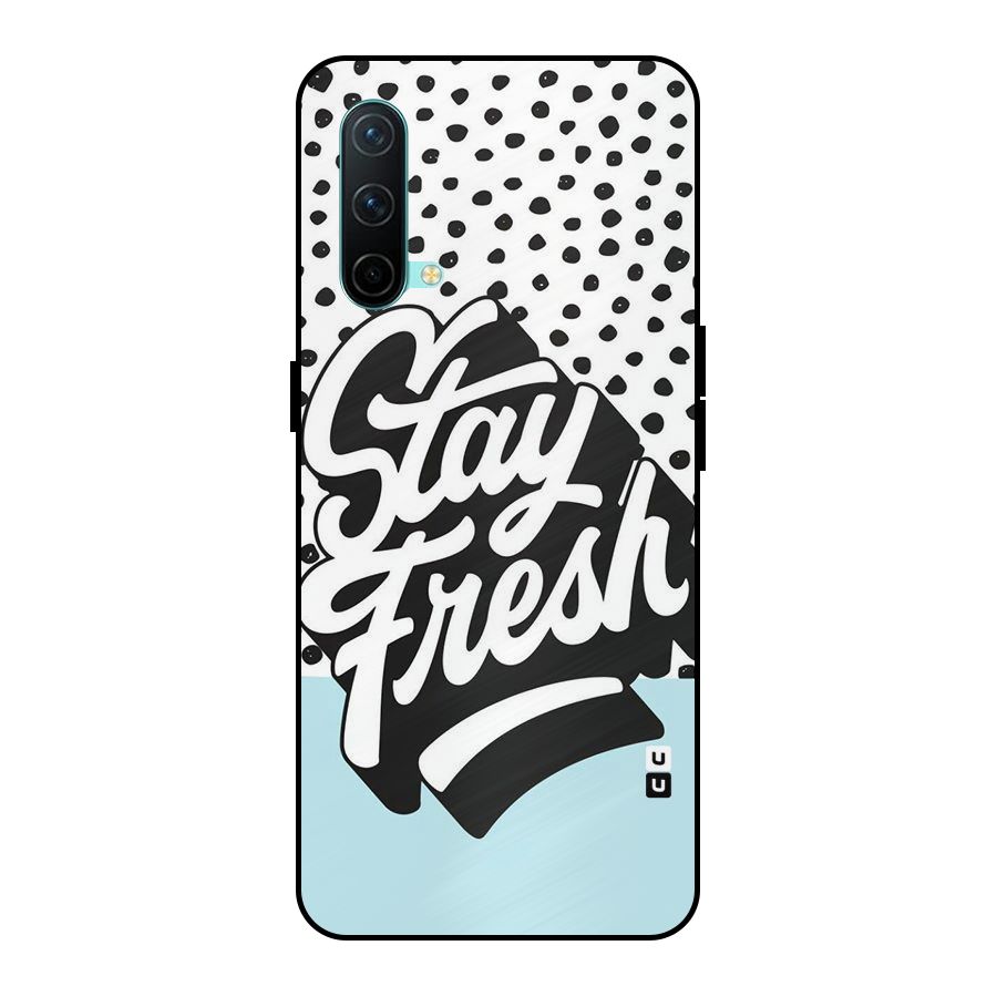 Stay Fresh Metal Back Case for OnePlus Nord CE 5G
