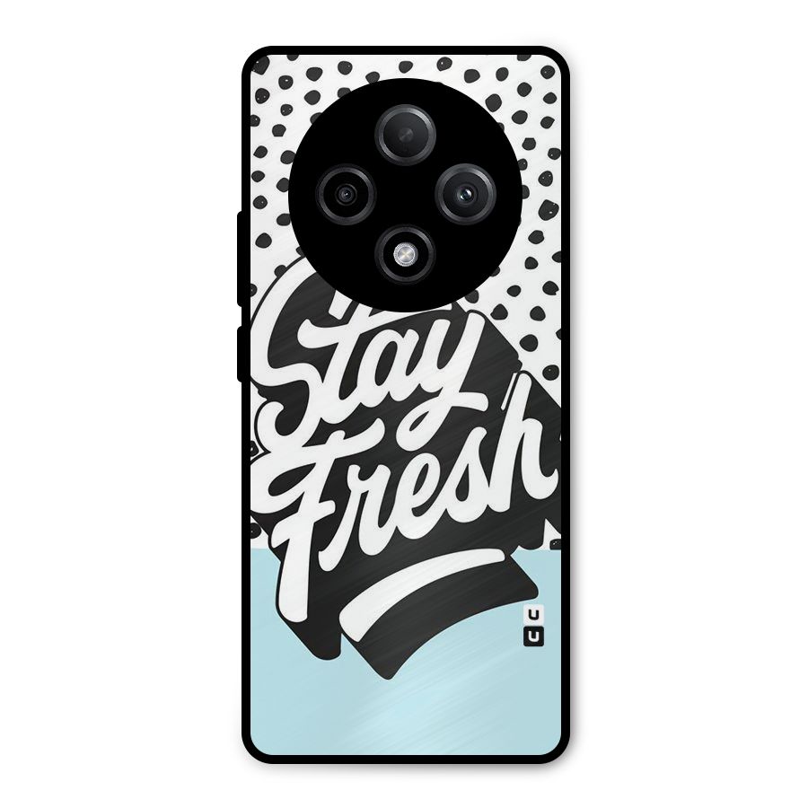Stay Fresh Metal Back Case for Oppo F27 Pro Plus