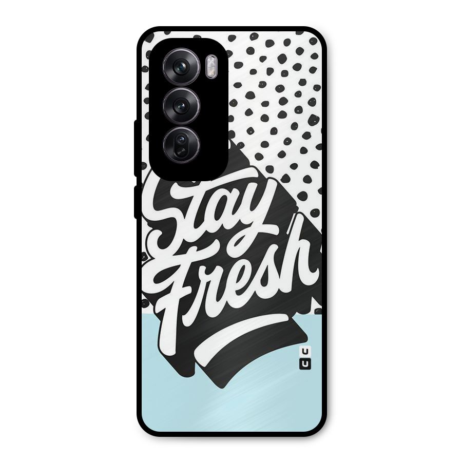 Stay Fresh Metal Back Case for Oppo Reno12 Pro